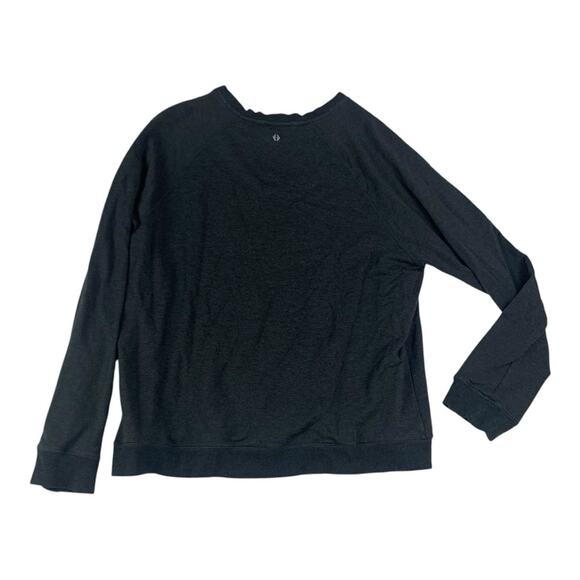 Tavi women's medium pure Barre Black Crew Neck Sweater with Relaxed Fit - Picture 2 of 9
